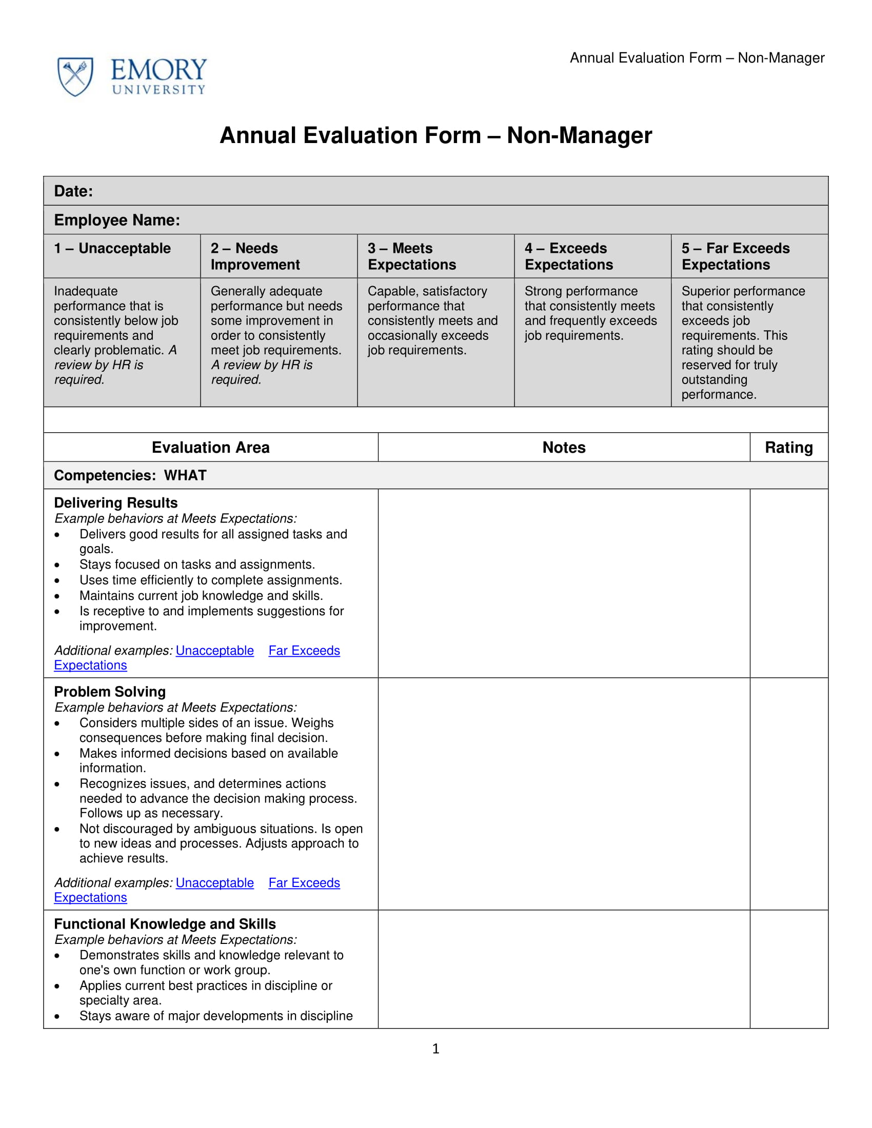 New Employee Sample Form Employeeform Net Medical Staff Evaluation Vrogue