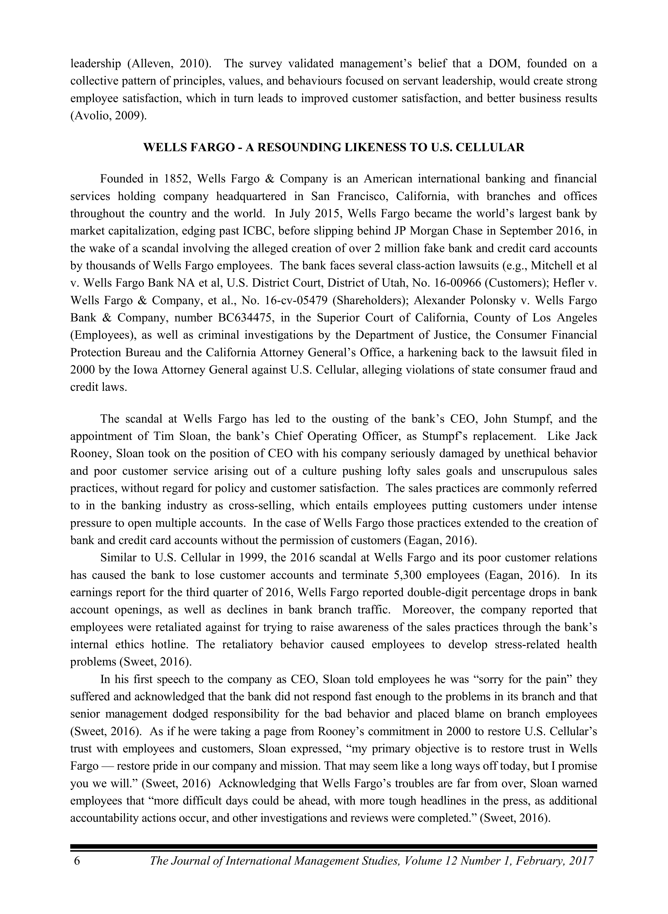 Wells Fargo Leadership skills — page 6