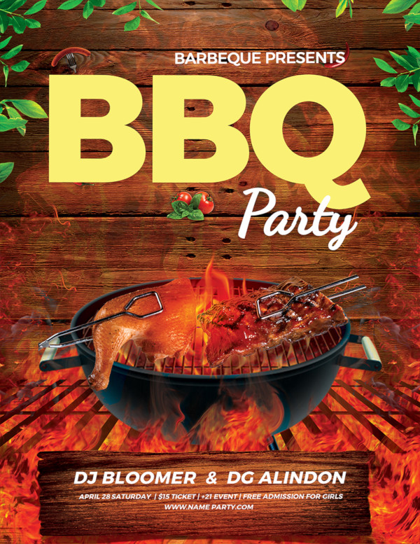 BBQ Flyer Template