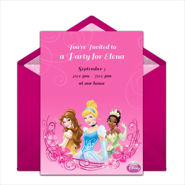 Birthday Party Invitation Envelope