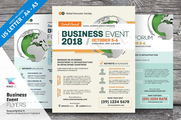 business event flyer