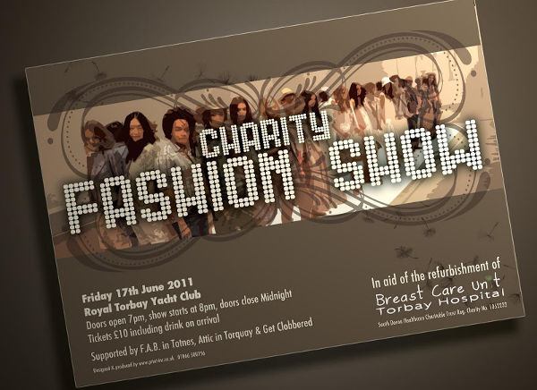 charity fashion event invitation