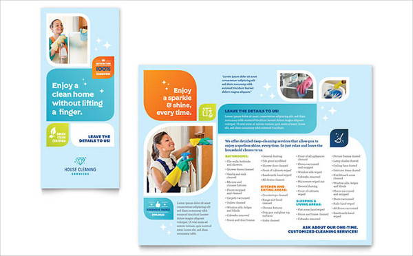 cleaning services company brochure