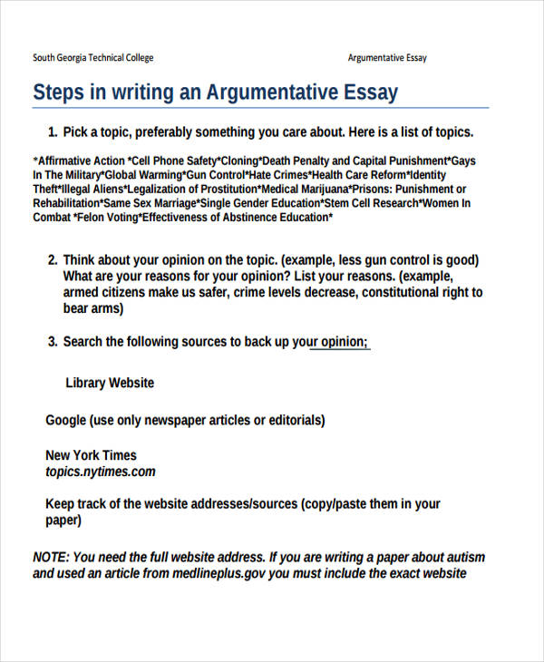 30 College Essay Examples MS Word PDF Examples