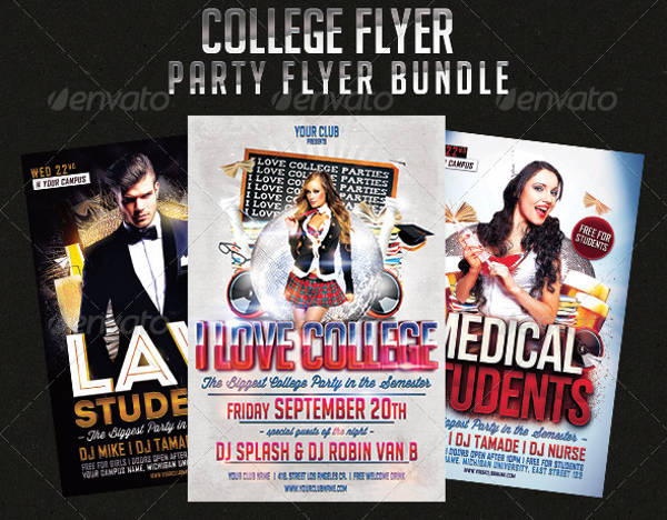 -College Party Flyer PSD