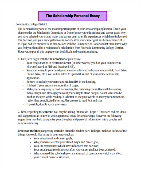 FREE 30+ College Essay Examples & Samples in PDF | Examples