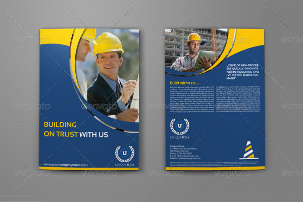 construction company brochure