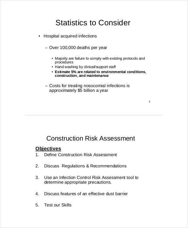 construction project risk assessment