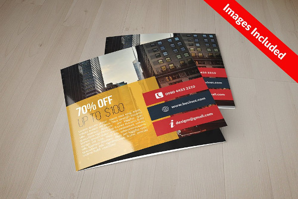 creative business event brochure