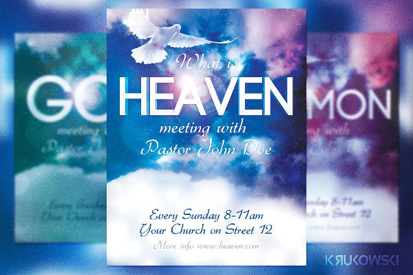 creative church invitation flyer