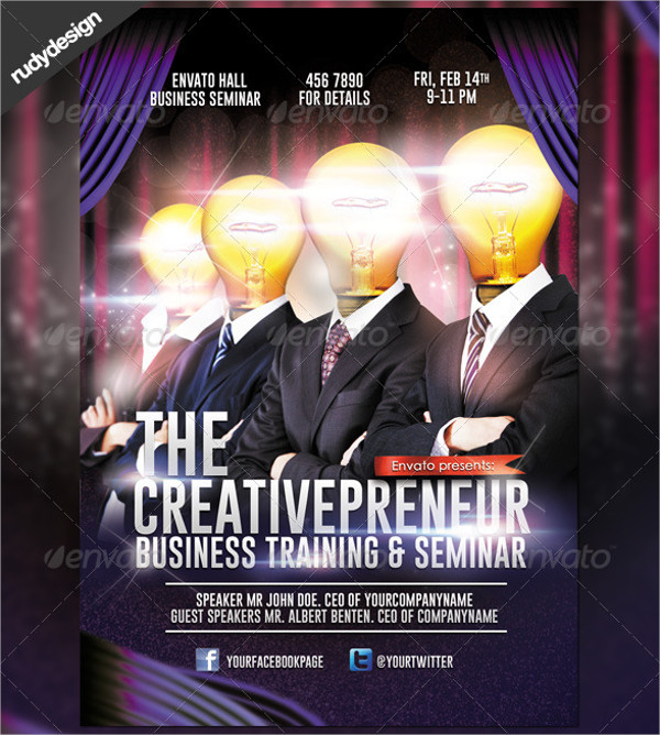 creative professional business flyer