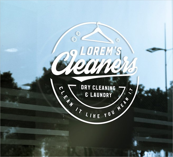 dry cleaning business logo