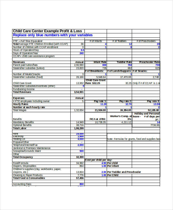 Profit And Loss Statement Templates 24 Free Docs Xlsx PDF Formats 