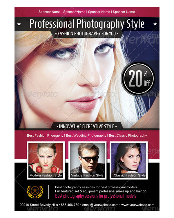 Fashion Photography PSD Flyer