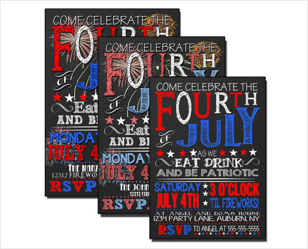 Fourth of July Block Party Flyer