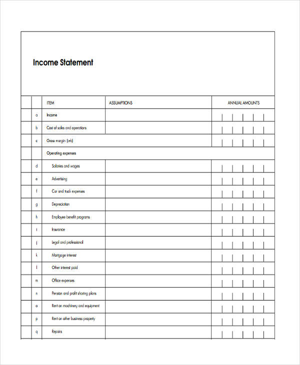 Income Statement 100 Examples Format How To Read Pdf