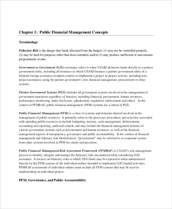 free financial risk assessment