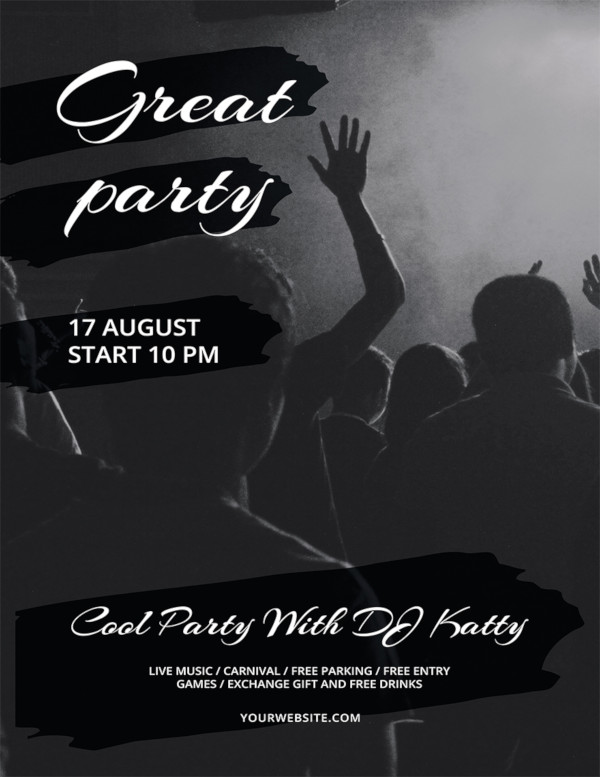 Free Party Flyer Template