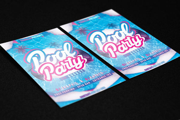 free pool party flyer1