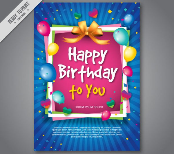 free printable birthday card