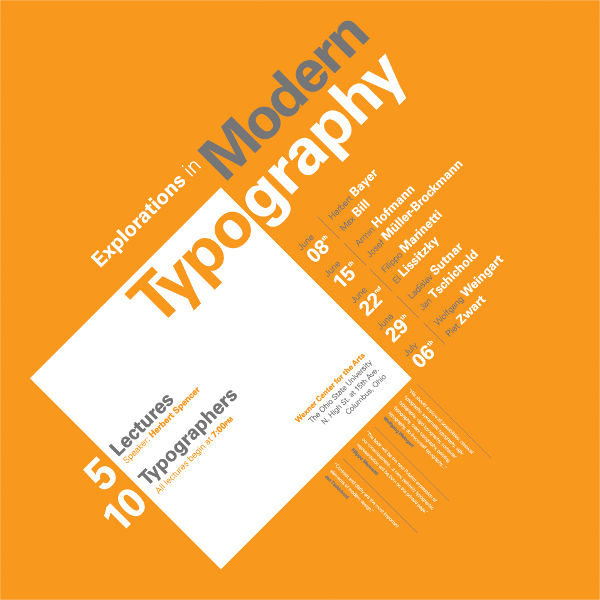 free typography advertising poster