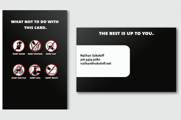 -Funny Corporate Business Card