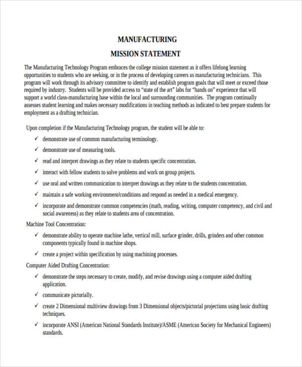 mission statement for laborer resume
