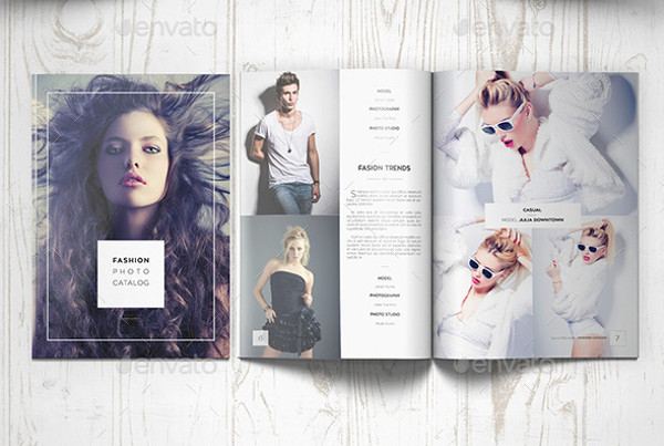 indesign fashion advertising brochure