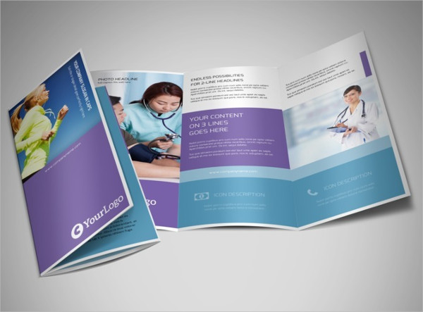 insurance company bi fold brochure