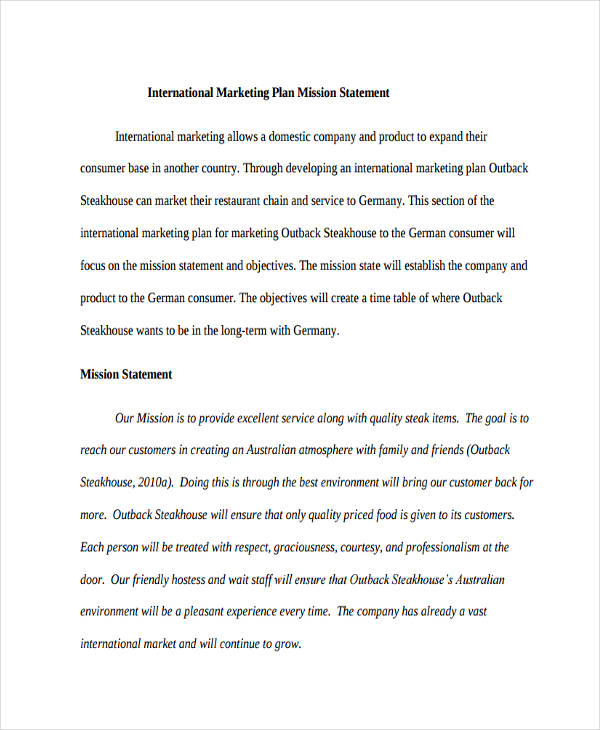 What Is A Marketing Mission Statement