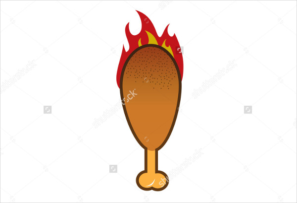 modern chicken restaurant logo