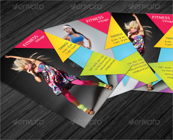 Modern Dance Fitness Flyer