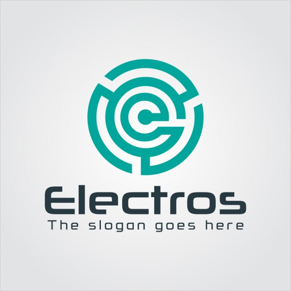 modern electrical business logo