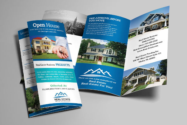 modern real estate agency brochure
