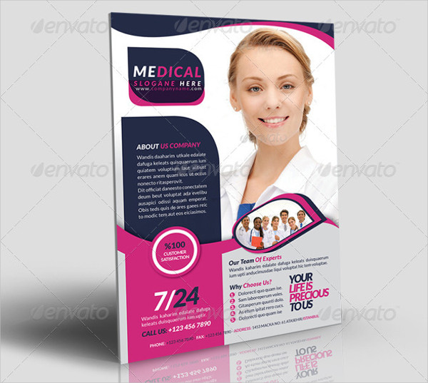 multipurpose health business flyer
