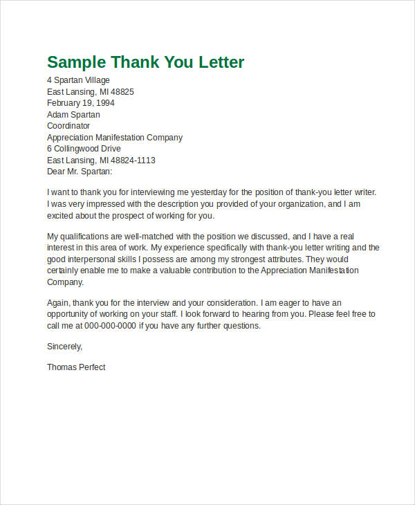 FREE 54+ Formal Letter Examples & Samples in PDF DOC