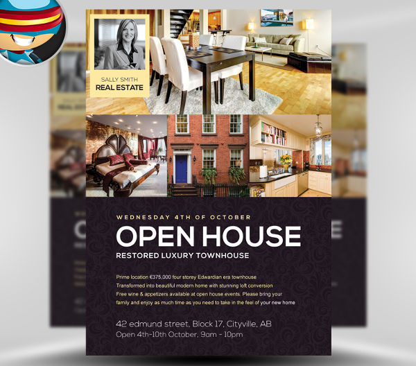 -Open House Party Flyer