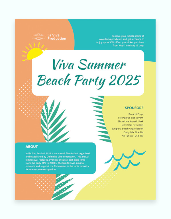 Party Event Flyer Template1