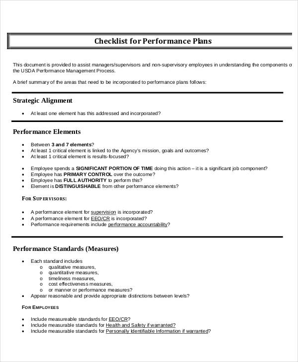 performance appraisal action plan