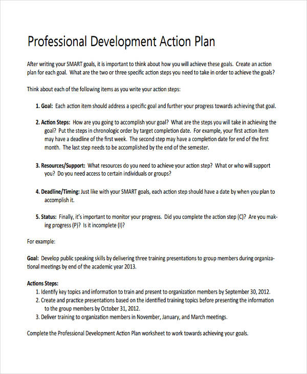 Personal Development Action Plan1