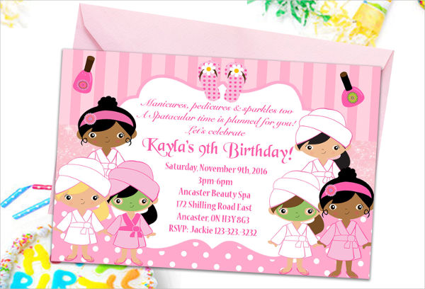 personalized kids birthday invitation
