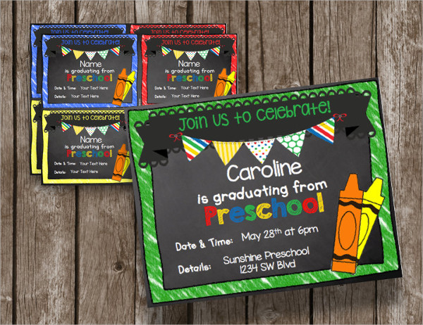 preschool graduation party invitation