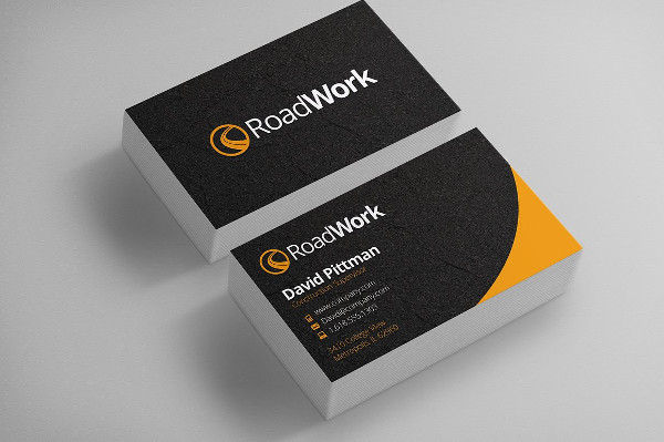 printable contractor business card