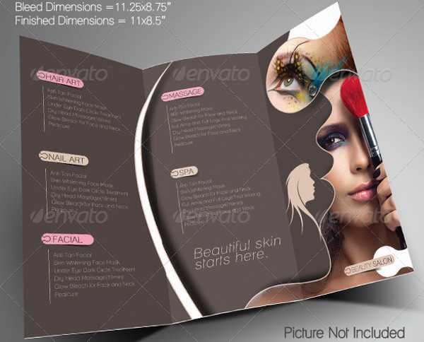 promotional salon brochure