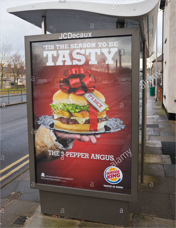 restaurant food advertising poster