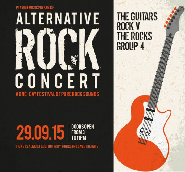 rock concert flyer