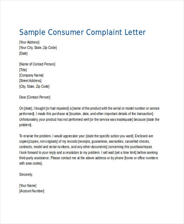 how-to-complaint-letter-sample-32-complaint-letter-examples