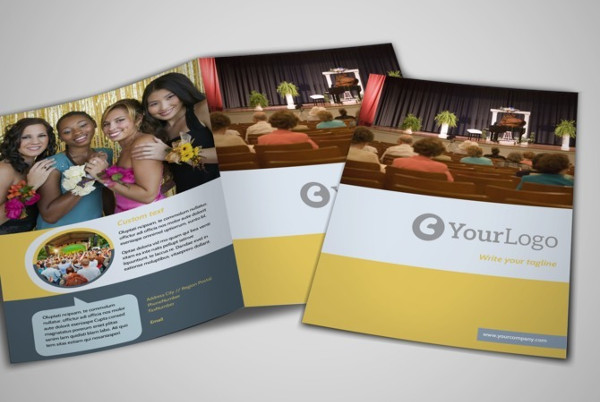 school event bi fold brochure