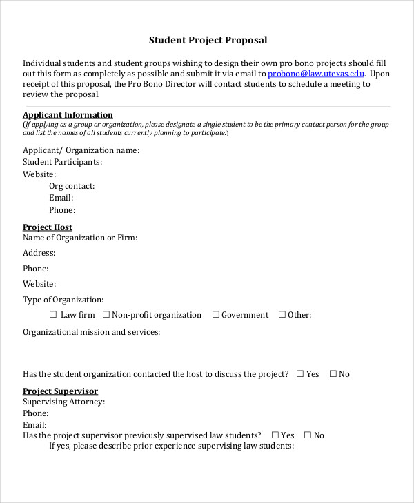 44+ Project Proposal Examples - PDF, Word, Pages