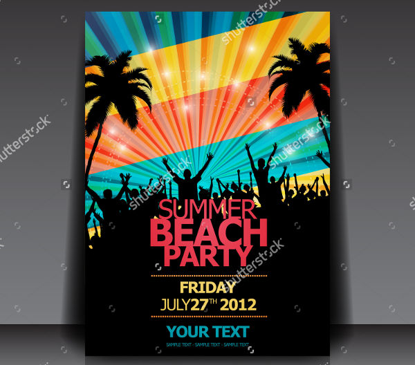 -Summer Beach Party Flyer